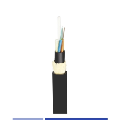 ซื้อ 24 สายไฟเบอร์แบบเดียว ADSS สายไฟเบอร์ออปติก คาบอลคู่เสื้อ PE นอก การผลิตออนไลน์