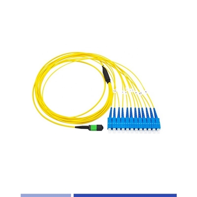 ซื้อ 12 Core SingleMode OS2 MTP® Fiber Patch Cable หญิง ไปยัง SC Simplex 3m LSZH การผลิตออนไลน์