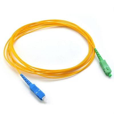 ซื้อ SC/UPC-SC/APC สายพับปลาสติกไฟเบอร์ซิมเพล็กซ์ LSZH Jacket 2mm Single Mode Fiber Jumpers การผลิตออนไลน์