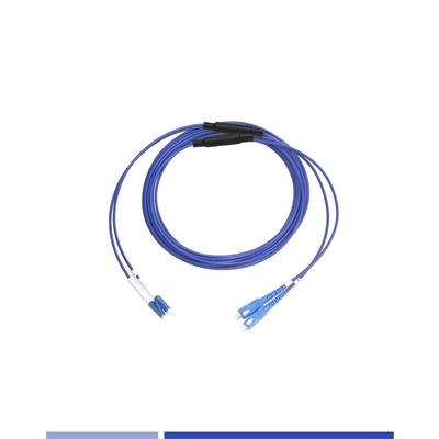 ซื้อ สายพัดลมกันน้ํา สายพัดลมไฟเบอร์ออปติก LC-SC Single Mode Duplex 1m LSZH Jacket การผลิตออนไลน์