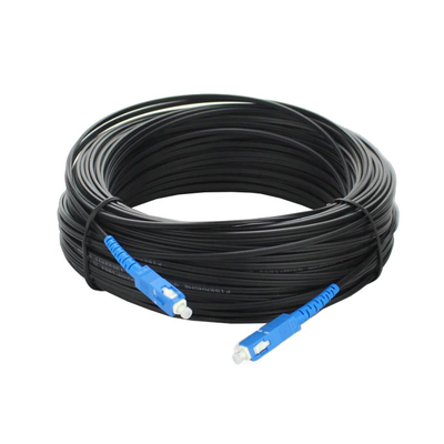 ซื้อ สายพัดพริบ FTTH แบบเดียว SC UPC G657A1 Simplex LSZH 3m ความแข็งแรงสูง การผลิตออนไลน์