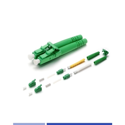 ซื้อ LC APC SingleMode Fiber Connector Duplex พร้อมบูท 3.0 มม. การผลิตออนไลน์