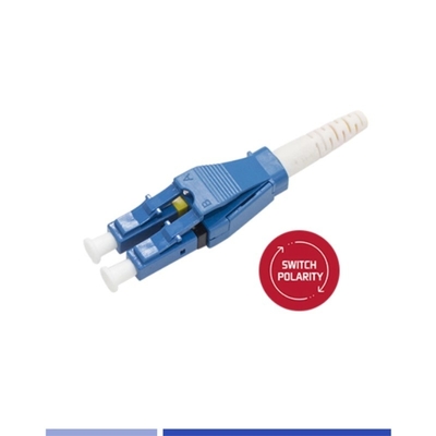 ซื้อ Uniboot LC UPC Single Mode Fiber Connector Duplex 3.0mm Polarity สามารถเปลี่ยนได้ การผลิตออนไลน์