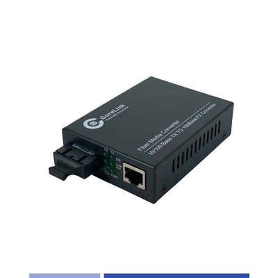 ซื้อ เครื่องแปลงสื่อไฟเบอร์ 10/100Mbps Single-mode SMF 1310nm Dual SC 20KM การผลิตออนไลน์