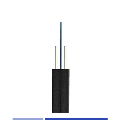 ซื้อ Bow Type 2 Fiber Fiber Optic Drop Cable Singlemode 9/125 SMF G657A1 LSZH สําหรับการใช้งานภายในบ้าน การผลิตออนไลน์