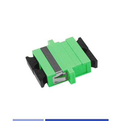ซื้อ เครื่องปรับไฟเบอร์ออปติก Single-mode SC/APC Duplex Optical Coupler พร้อมฟลานจ์ สีเขียว การผลิตออนไลน์