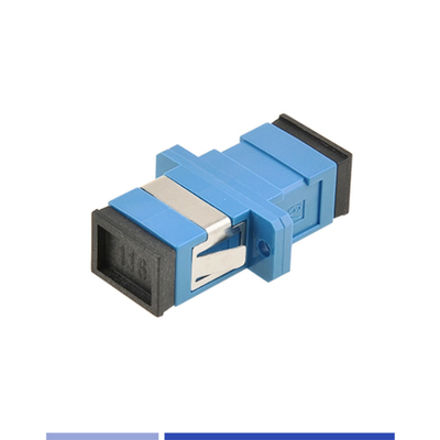 ซื้อ เครื่องปรับไฟเบอร์ออปติก Single-mode SC/UPC Simplex Optical Coupler พร้อมฟลานจ์ สีฟ้า การผลิตออนไลน์