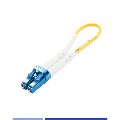 ซื้อ สายไฟเบอร์ลูปแบ็คแบบเดียว LC UPC ความทนทานต่ออากาศ การผลิตออนไลน์