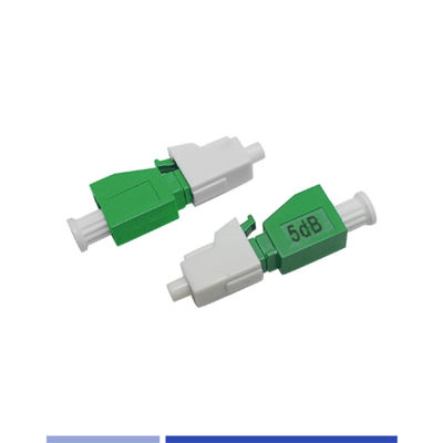 ซื้อ Plug In LC APC ไฟเบอร์ Attenuator แบบเดียว 5dB 1310/1550nm การผลิตออนไลน์