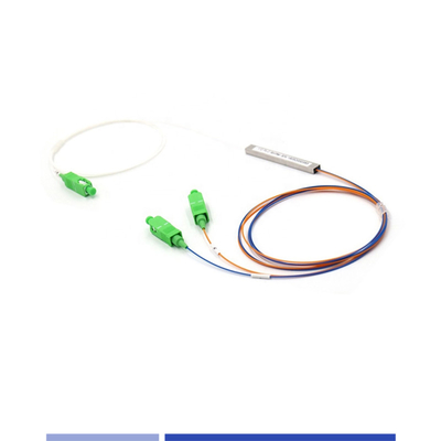 ซื้อ 1x2 SC APC SingleMode Optical Power Splitter โมดูลขนาดเล็กไม่มีบล็อก 900μM การผลิตออนไลน์