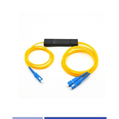 ซื้อ โมดูล ABS 1x2 PLC Splitter SC UPC Single Mode 2.0mm ไฟเบอร์บีม สปลิเตอร์ การผลิตออนไลน์