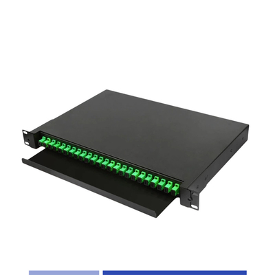 ซื้อ 1U แพนล์ปาทช์ไฟเบอร์ออปติก 24 Port SC Simplex 19 
