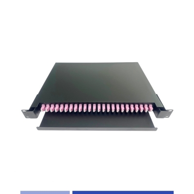 ซื้อ 1U แพนลปาทช์ไฟเบอร์ออปติก 24 Port OM4 LC Duplex 19 
