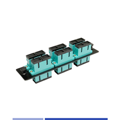 ซื้อ SC Duplex OM3 Optical Patch Panel 6 Port เหล็กม้วนเย็นตามความต้องการ การผลิตออนไลน์