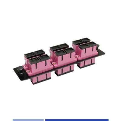 ซื้อ OM4 Duplex SC Fiber Patch Panel 6 Port 12 Core ความหนาแน่นสูง สามารถปรับแต่งได้ การผลิตออนไลน์