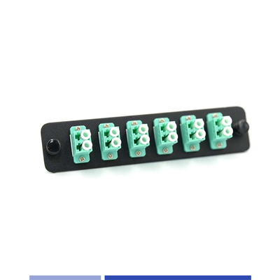 ซื้อ 6 Port Duplex LC Fiber Adapter Panel แผ่นปรับไฟเบอร์ไฟเบอร์กลางแจ้งความแม่นยําสูง การผลิตออนไลน์