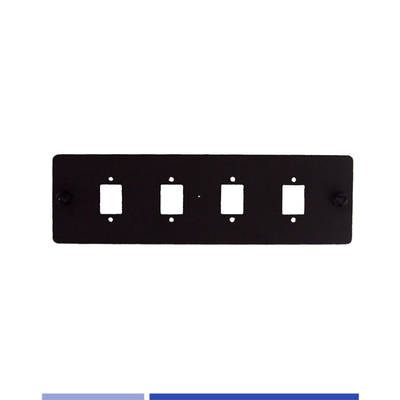 ซื้อ 4 Port Fiber Adapter Plate LC/SC แพนล์พาร์ทช์ไฟเบอร์ออปติก การผลิตออนไลน์