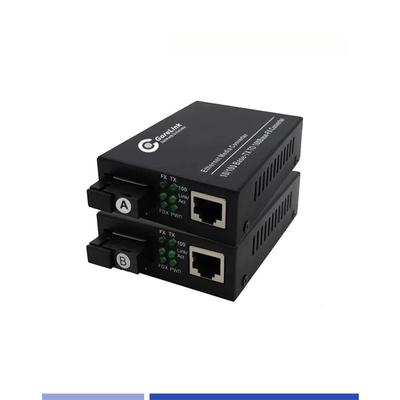 ซื้อ เครื่องแปลงสื่อใย BIDI 10/100Mbps Single-mode SMF TX1310nm/RX1550nm Simplex SC 20KM การผลิตออนไลน์