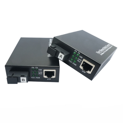 ซื้อ เครื่องแปลงสื่อใย BIDI 10/100Mbps Single-mode SMF TX1310nm/RX1550nm Simplex SC 20KM การผลิตออนไลน์