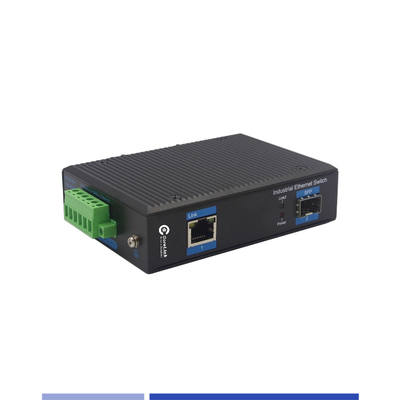 ซื้อ เครื่องแปลงสื่อใยอุตสาหกรรม 10/100/1000M 1 SFP กับ 1 สาย RJ45 Single-mode SMF Duplex 1310nm 20KM การผลิตออนไลน์