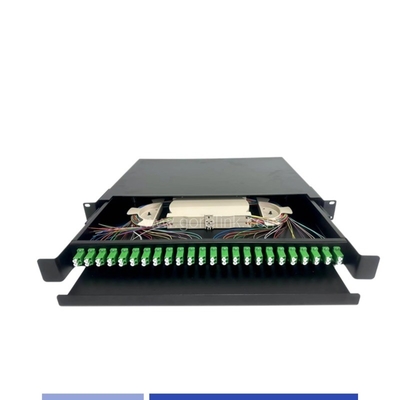 ซื้อ 24 Port LC/APC Duplex 1U Fiber Optic patch panel 19