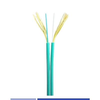สายไฟเบอร์ออปติกภายใน ZipCord Duplex OM3 50/125um LSZH Jacket 2.0mm น้ําหนักเบา