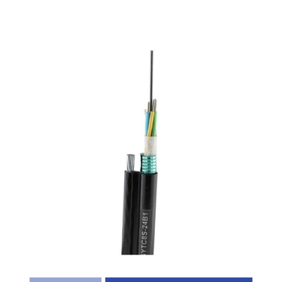 12 โคเรอร์สายไฟเบอร์ออปติกสายฟ้า SingleMode 9/125um กับสายเหล็ก ส่ง PE GYTC8S