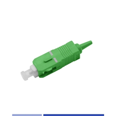 SC/APC สายเชื่อมไฟเบอร์ออปติก Single-mode Simplex 0.9mm boot