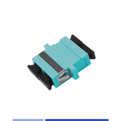 Fiber Optic Adapter OM3 SC UPC Duplex Optical Coupler with flange เครื่องเชื่อมไฟเบอร์ออปติก