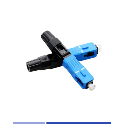 สายไฟเบอร์ออปติก Fast Connector Single Mode SC UPC Fast Connector FTTH Solution