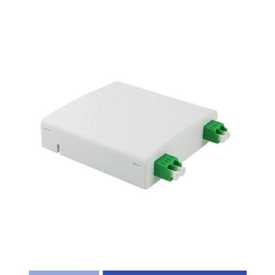 LC/SC Adapter กล่องกระจายไฟเบอร์ออปติก 2 Core 2 Port กล่องปิดไฟเบอร์